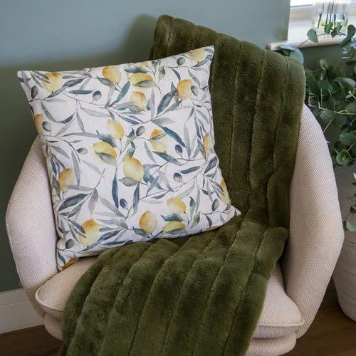Olive Print Cushion