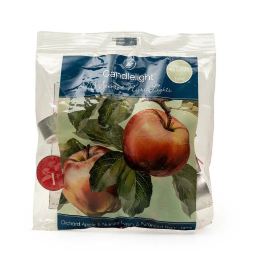 Orchard Apple and Nutmeg Scented Night Light Candles - Image 2