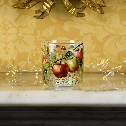Orchard Apple & Nutmeg LED Glitter Candle - Image 4