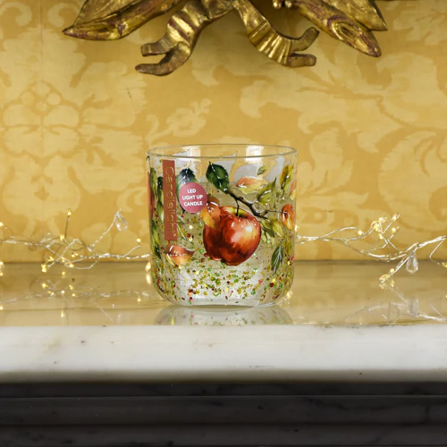 Orchard Apple & Nutmeg LED Glitter Candle - Image 5