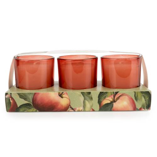 Orchard Apple & Nutmeg Trio Candles - Image 3