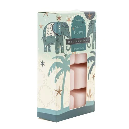 Pack of 8 Siam Guava Thai Flower Market Scent Wax Melts - Image 2