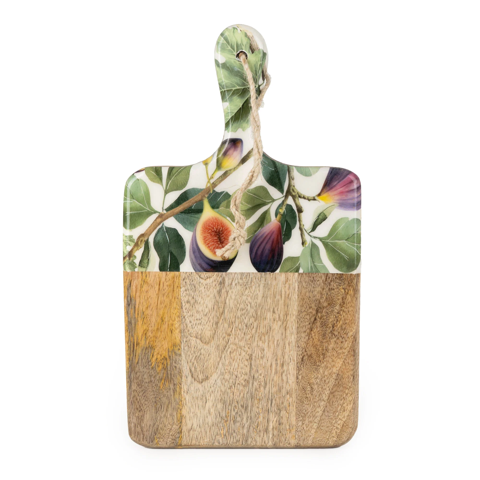 Paddle Serving Board Mango Wood & Enamel - Figs - Image 4