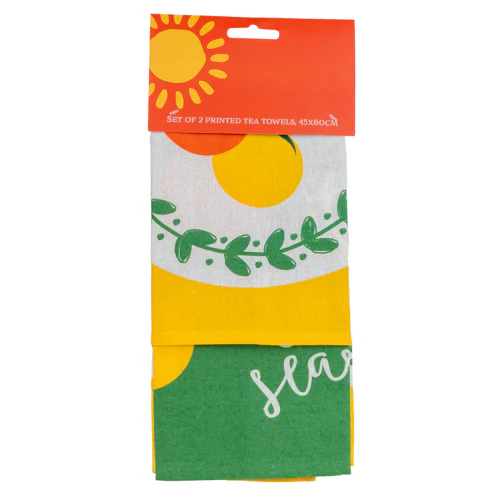 Set of 2 Tea Towels Tomatoes - Image 2