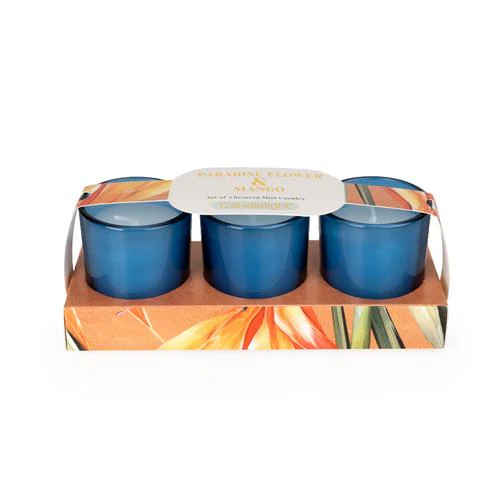 Paradise Flower & Mango Votive Candle Set - Image 2