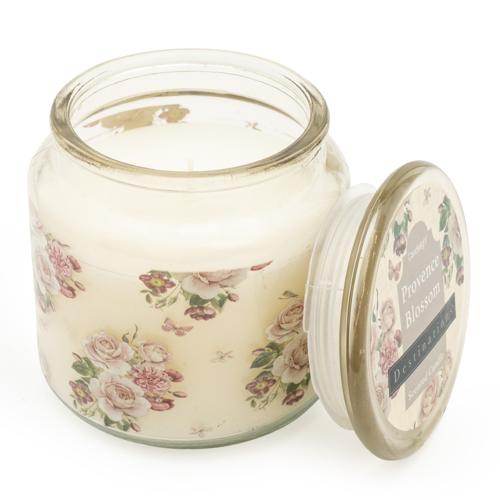 Parisian Window Box Scent 'Provence Blossom' Lidded Candle Jar - Image 3