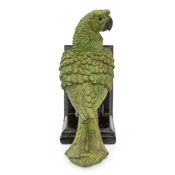 Exotic Green Parrot Ball Bookends - Image 6