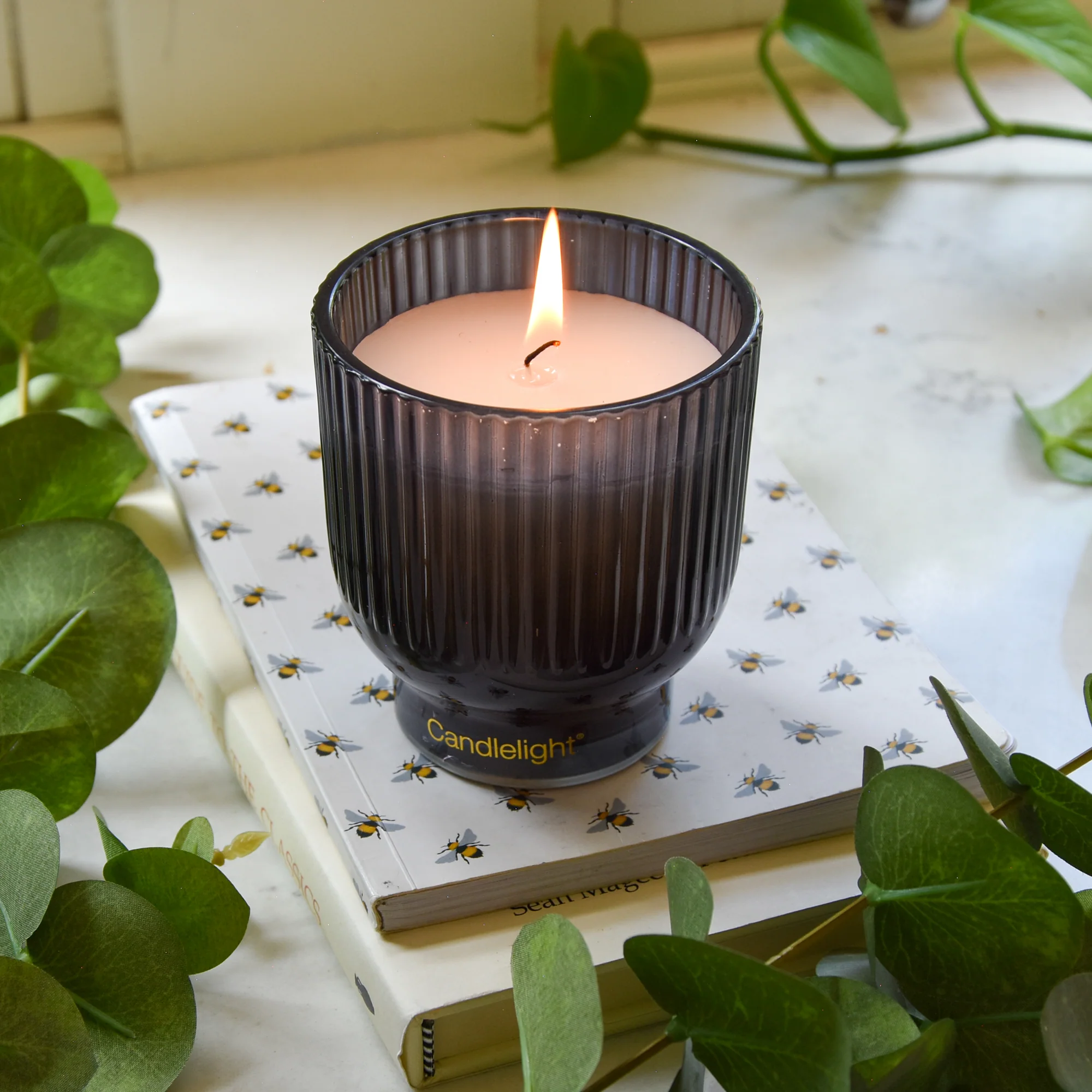 Pineapple & Coconut Medium Footed Candle - Image 3