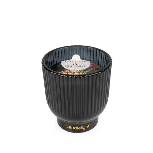 Pineapple & Coconut Medium Footed Candle - Image 6
