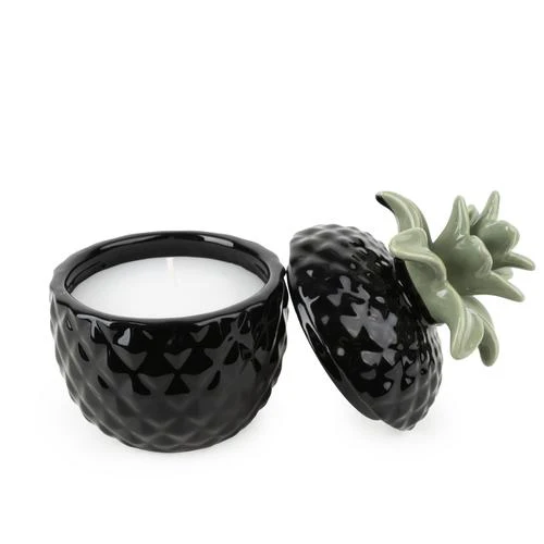 Pineapple & Coconut Pineapple-Shaped Ceramic Candle - Image 4