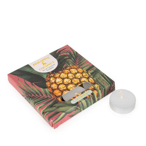 Pineapple & Coconut Set of 9 Tealights - Image 3