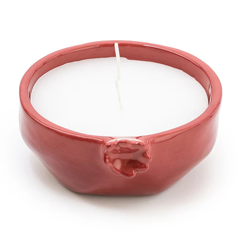 Elegant Ceramic Pomegranate Scent Candle. - Image 4