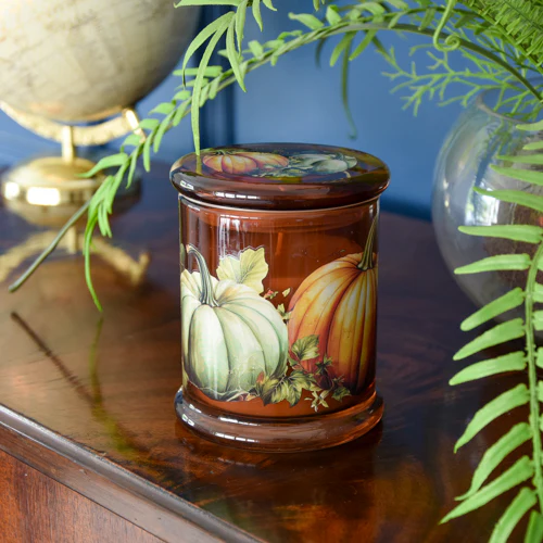 Pumpkin & Ginger Large One Wick Candle - Image 2
