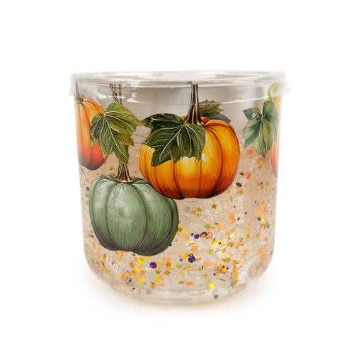 Pumpkin & Ginger LED Glitter Candle - Image 4