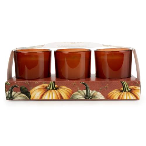 Pumpkin & Ginger Trio Candles - Image 4