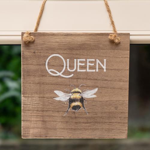 Queen Bee Hanging Sign