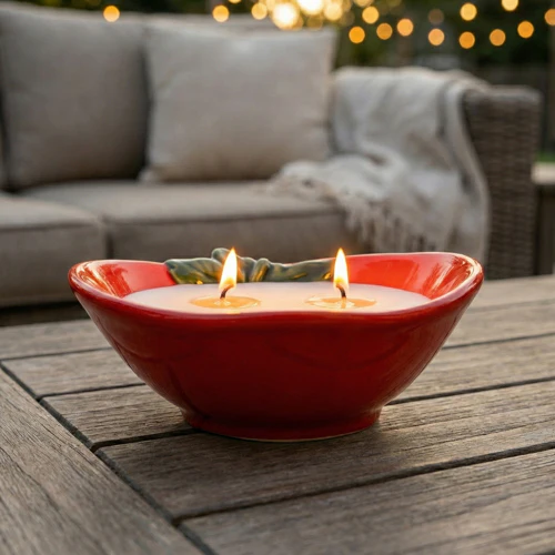 Tomato Shaped Candle