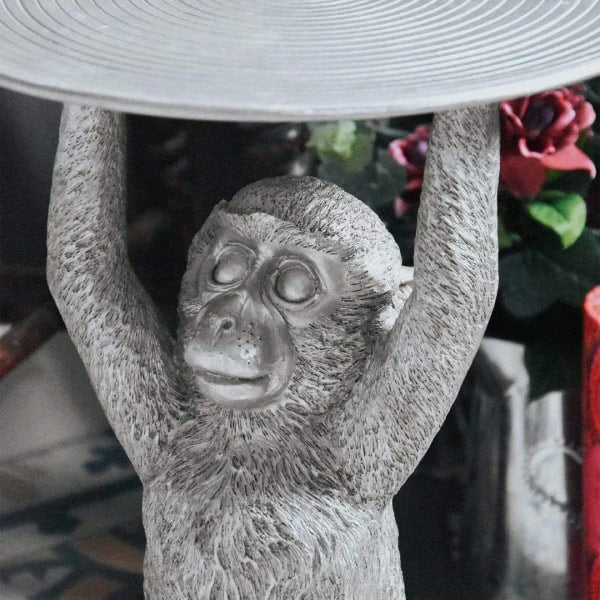 Resin Monkey Table in Silver - Image 2
