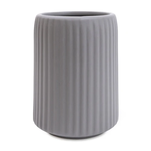 Ribbed Grey Bathroom Tumbler - Image 4