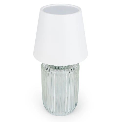 Ridged Glass LED Living Room Lamp - Image 9