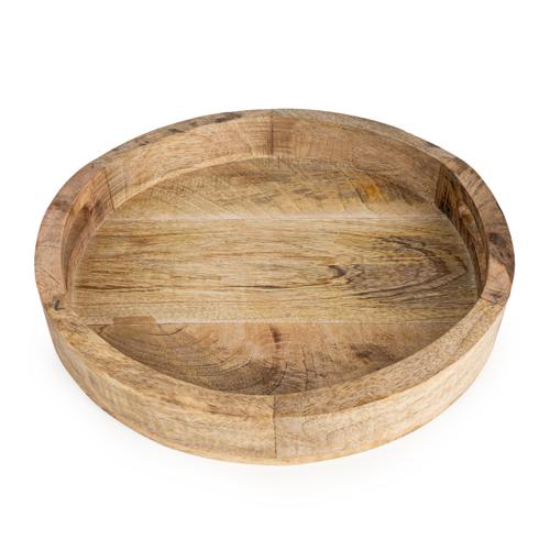 Round Mango Wood Tray - Image 6