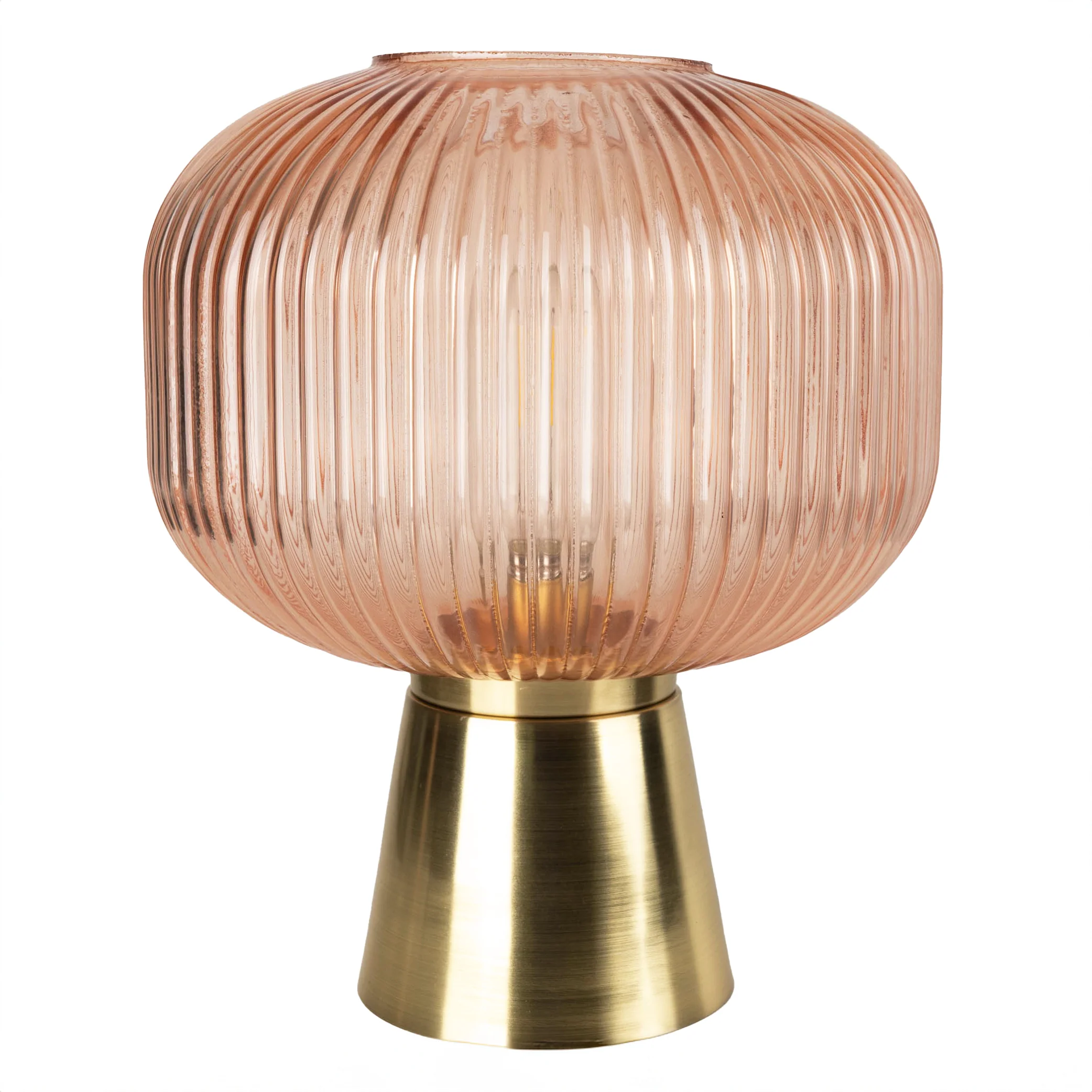 Round Ridge LED Amber Lamp - Image 3