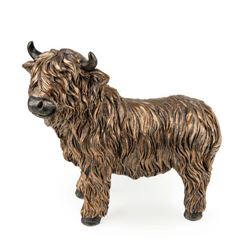 Rustic Highland Cow Ornament   - Image 3