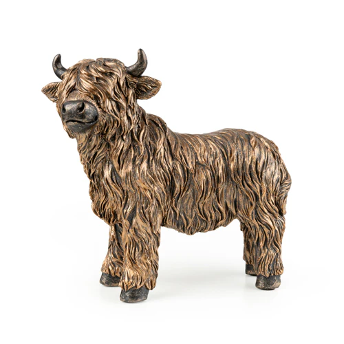 Rustic Highland Cow Ornament   - Image 4