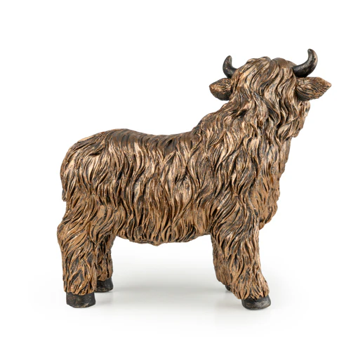 Rustic Highland Cow Ornament   - Image 6