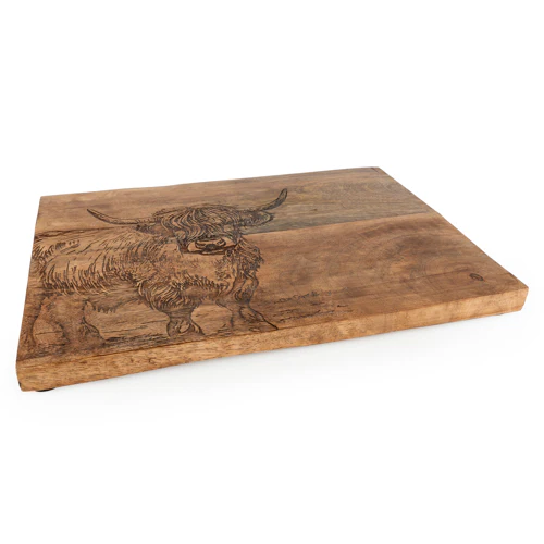 Rustic Wooden Highland Cow Placemats - Image 4