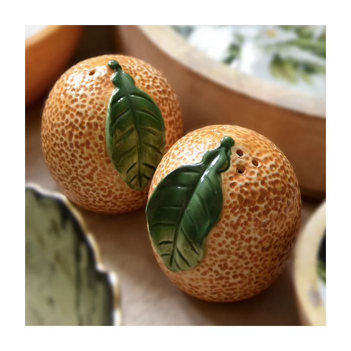 Zesty Orange Salt & Pepper Pots