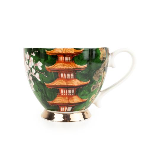 Samarkand Luxury Mug with Gold-Finished Base - Image 3