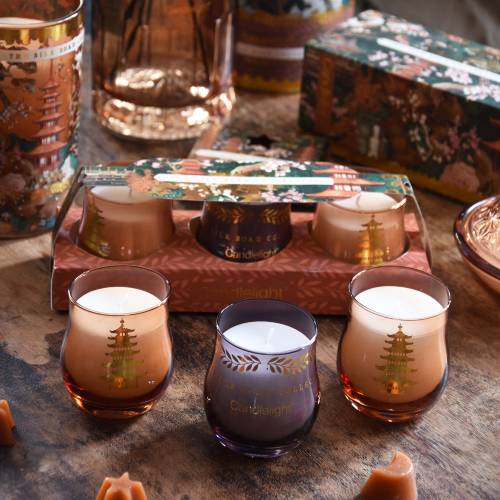 Samarkand Moroccan Red Cinnamon Candle Trio