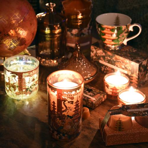 Samarkand Moroccan Red Cinnamon Large Candle - Image 2