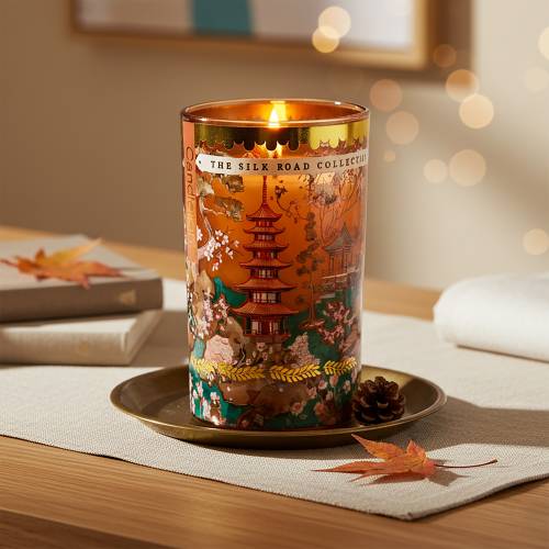 Samarkand Moroccan Red Cinnamon Large Candle - Image 3