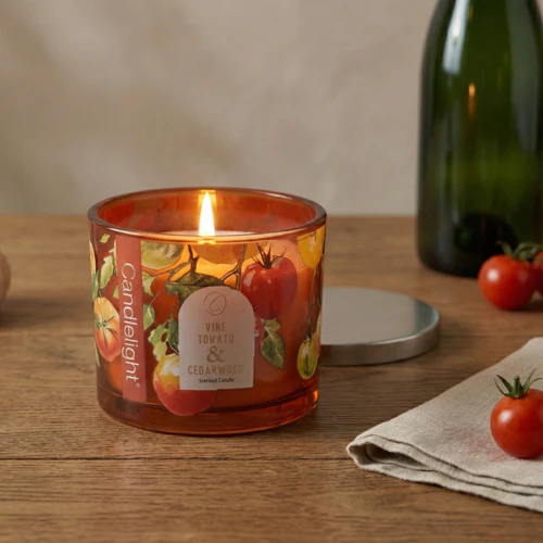 Candle with Metal Lid Vine Tomato & Cedarwood