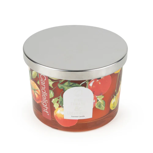 Candle with Metal Lid Vine Tomato & Cedarwood - Image 3