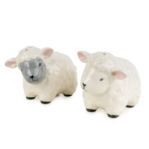 Set of 2 3D Sheep Salt Shaker and Pepper Shaker - Image 3