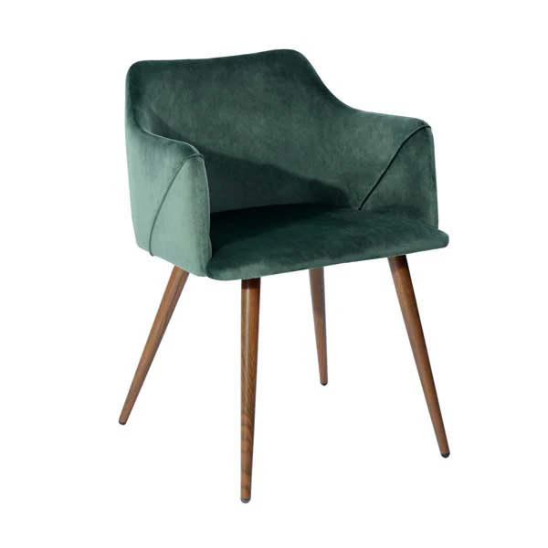 Set of 2 Aldridge Dining Chair in Dark Green - Image 3