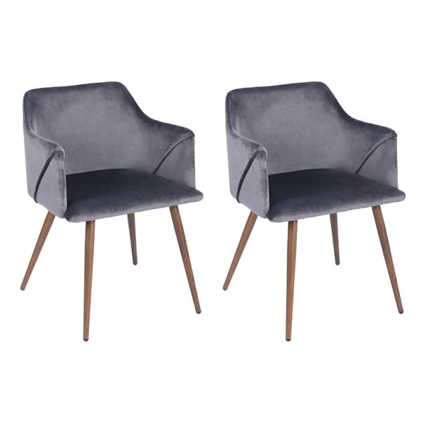 Set of 2 Aldridge Dining Chair in Grey - Image 5