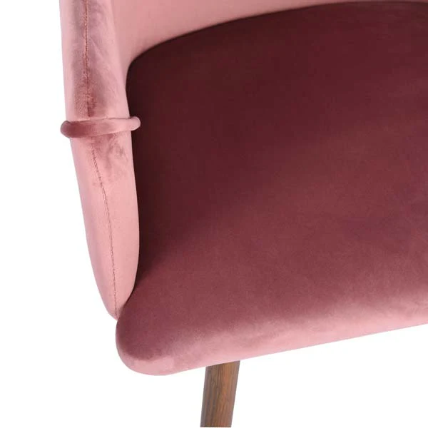 Set of 2 Aldridge Dining Chair in Rose - Image 7