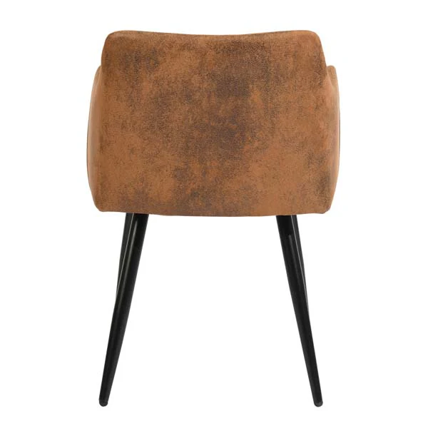 Set of 2 Aldridge Dining Chair in Suede Brown - Image 5