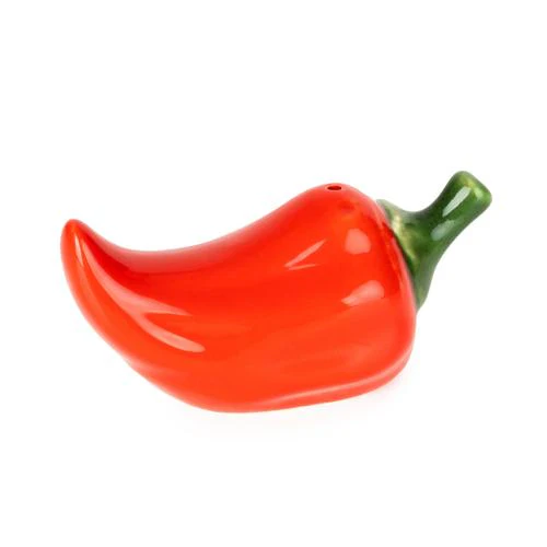 Set of 2 Salt & Pepper Pots - Chilli Print - Image 4