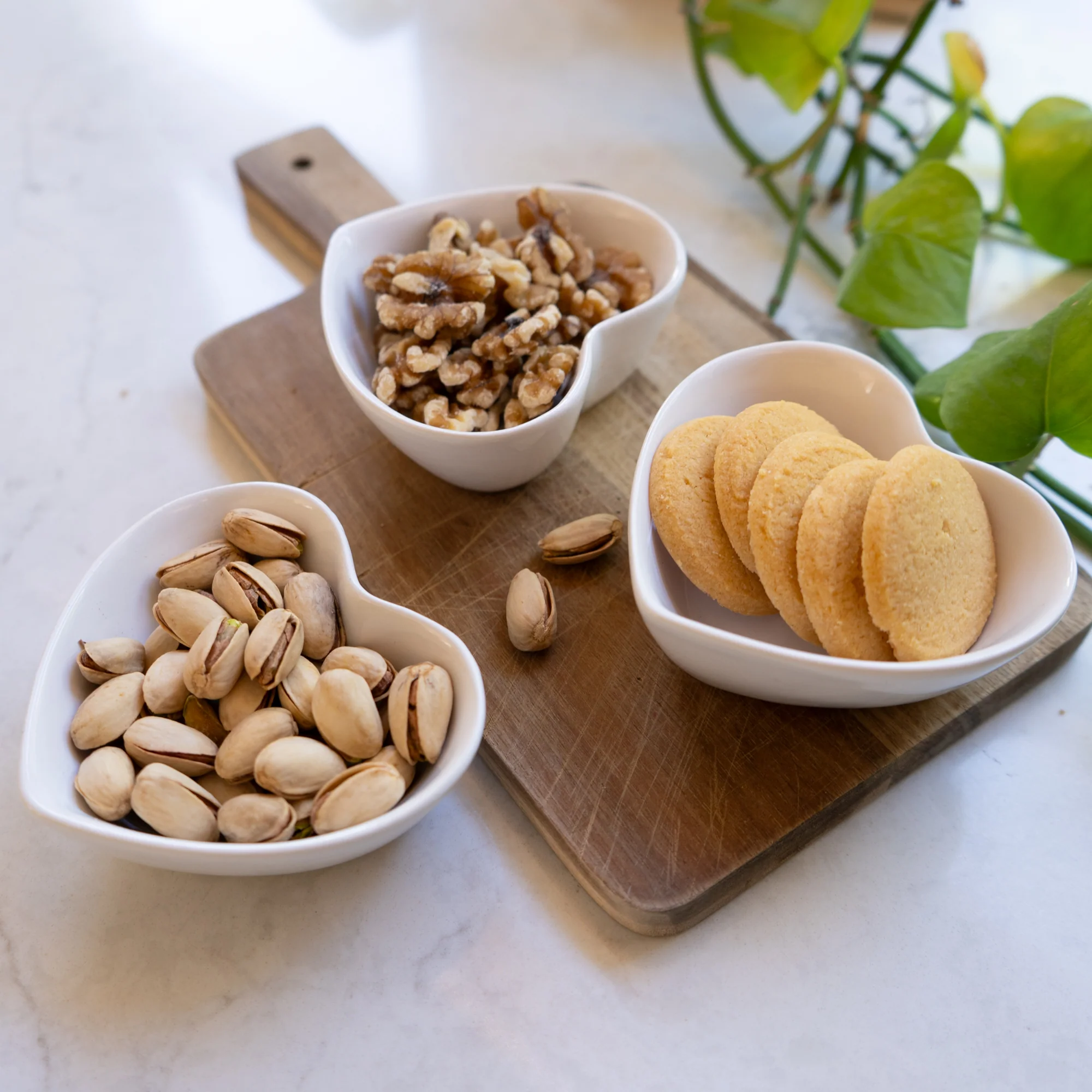 Set of 3 Heart-Shaped Nibble Bowls - Image 2
