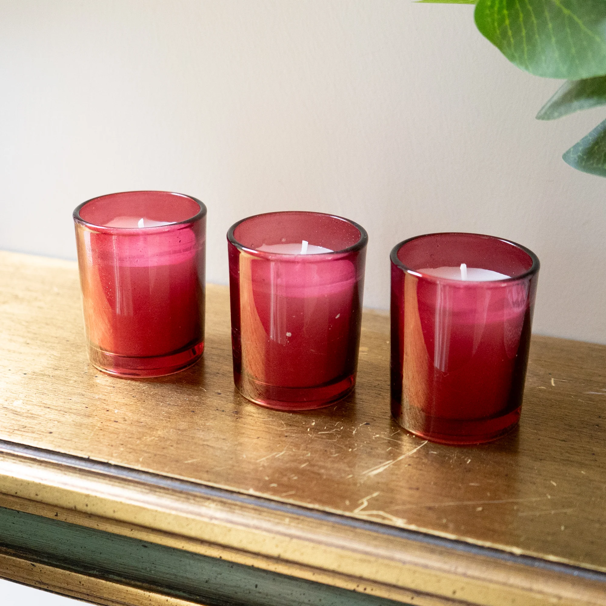 Peony & Water Lily Votive Candles Set - Image 4