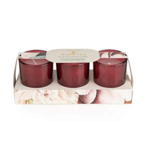 Peony & Water Lily Votive Candles Set - Image 6
