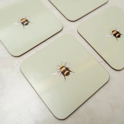 Set of 4 Bee Coasters