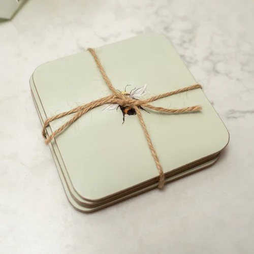 Set of 4 Bee Coasters - Image 2