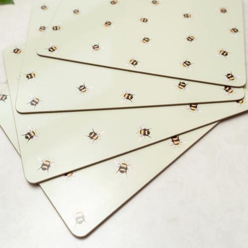 Set of 4 Bee Placemats