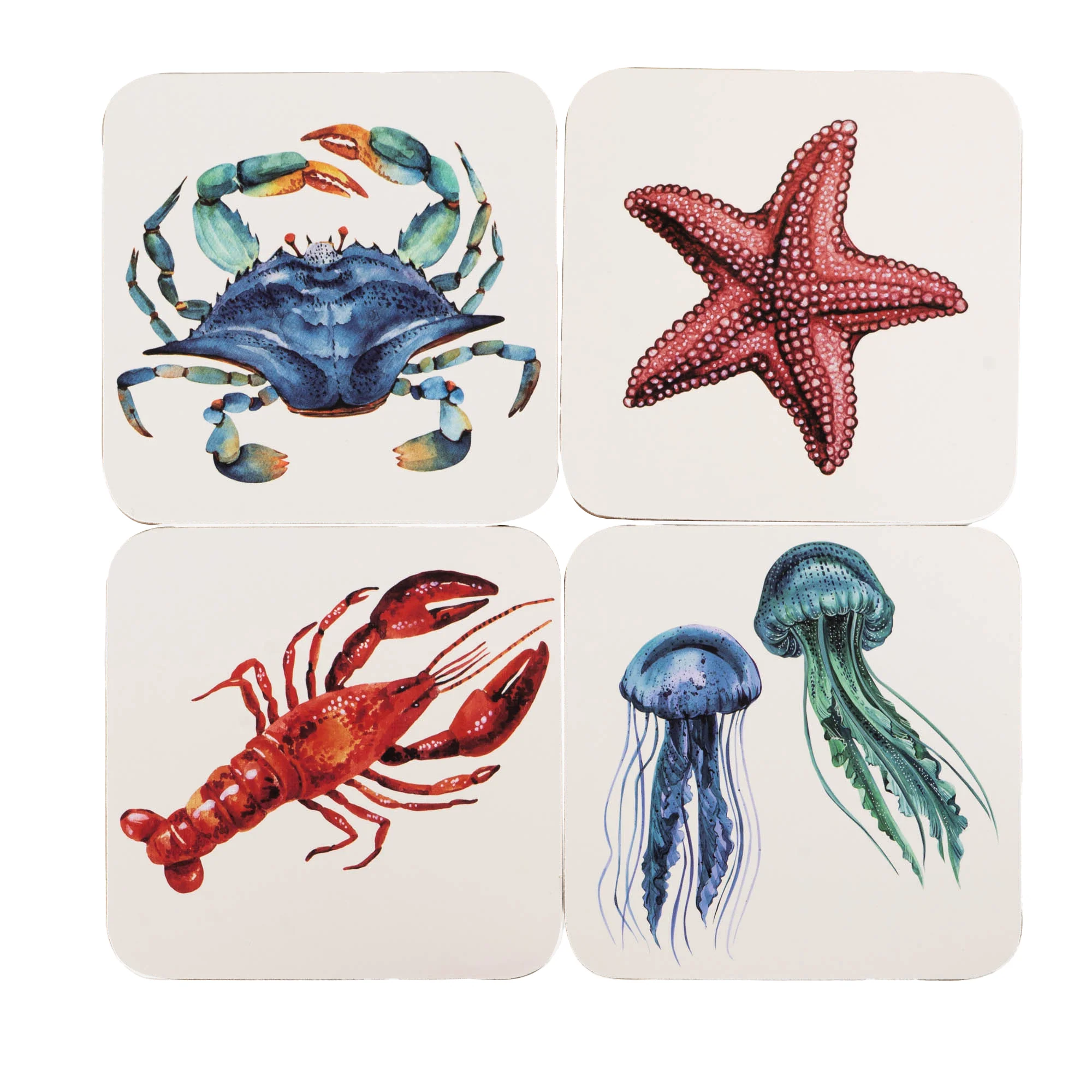 Set of 4 Sea Creature Coasters - Image 3